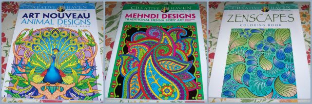 Books- August 2015 Coloring Book Collage